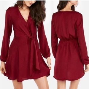 Burgundy express dress